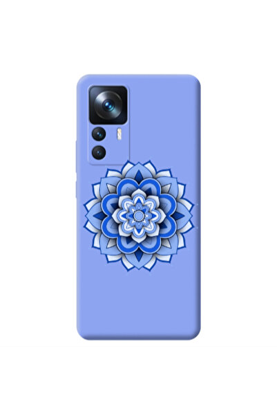Other Xiaomi Mi 12T Manadala D9 Light Purple Colored Silicone TPU Θήκη