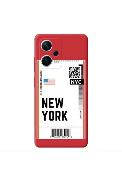 Other Xiaomi Poco X5 New York NYC Red Colored Silicone TPU Θήκη