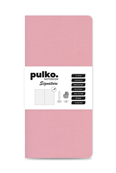 PULKO Notebook Signature Notepad, Tailor Stitching, 90Gr. Ivory, Plain, (0750...