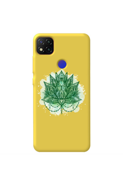 Other Xiaomi Redmi 9c Witch leaf Yellow Colored Silicone TPU Θήκη