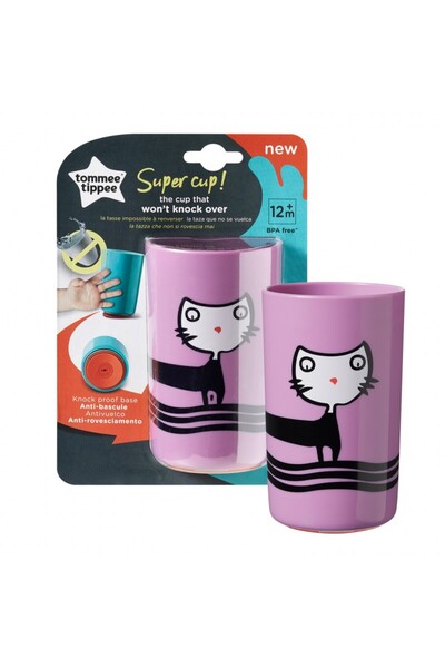 tommee tippee SUPER CUP 300 ml (12 μηνών+) - Μωβ (0026201)