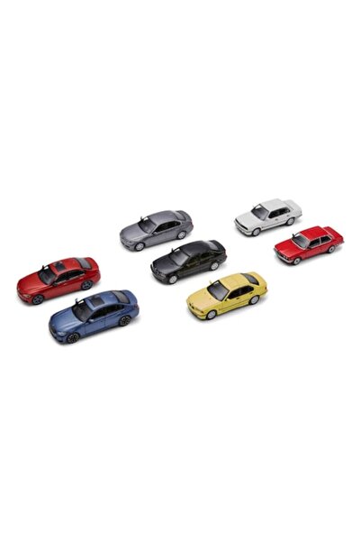 Almost Real Комплект от 7 модела автомобили BMW Серия 3, 50-годишнина, мащаб ...
