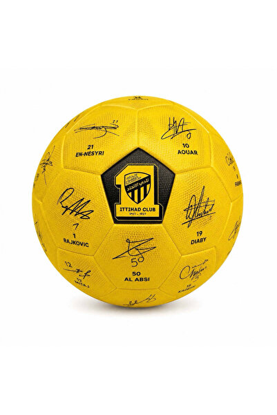 Ittihad Al-Ittihad Club Signed Football – Yellow