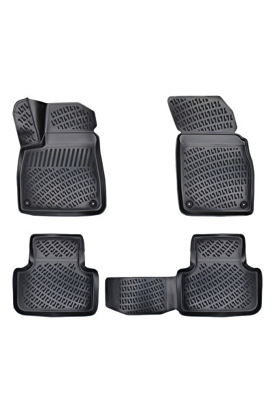 Umbrella Set de covorașe auto din cauciuc tip tavă pentru Audi Q7 II (4M) 2015-