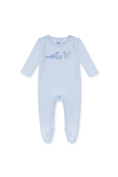 MOTHERCARE Erkek Bebek Tulum Hayvan Baskılı Fermuarlı Bisiklet Yaka Uzun Kol ...