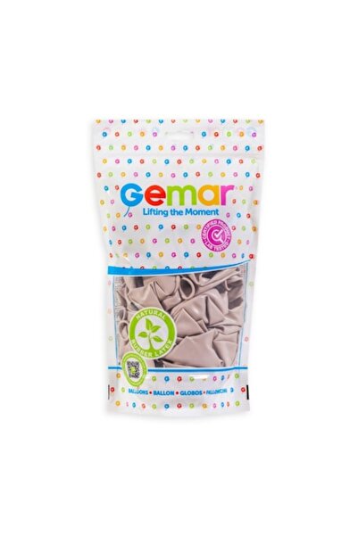 Gemar Set de 100 baloane din latex, G 90, Latte