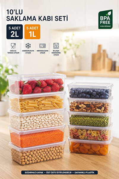 NY HOME Self-Closing 10 Pieces 5 Pieces 1 Lt - 5 Pieces 2 Lt