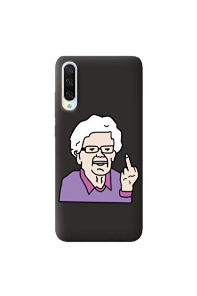 Other Xiaomi Mi 9 Lite Crazy Granny Black Colored Silicone TPU Θήκη