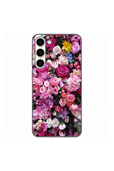 OEM Калъф, съвместим със Samsung Galaxy S23 Plus, силиконов гел TPU, с десен ...