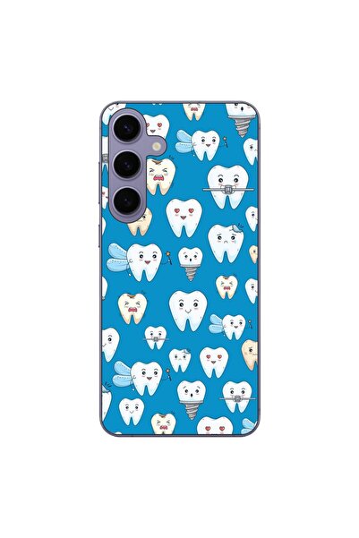 OEM Husa compatibila cu Samsung Galaxy S24 Plus Silicon Gel Tpu Model Dentist...