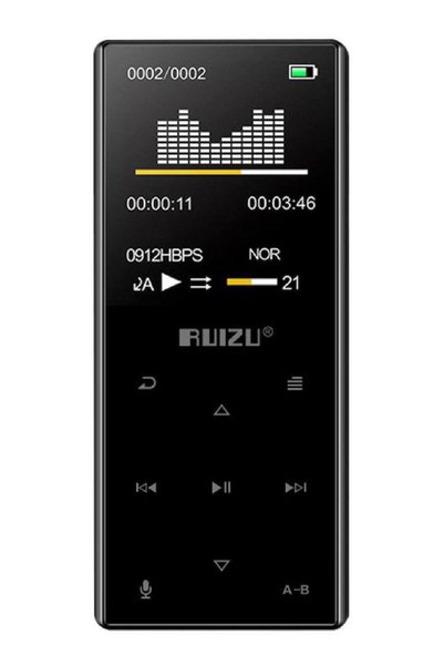 Ruizu D29 MP3 Player (16GB) με οθόνη TFT 1.8 " Μαύρο