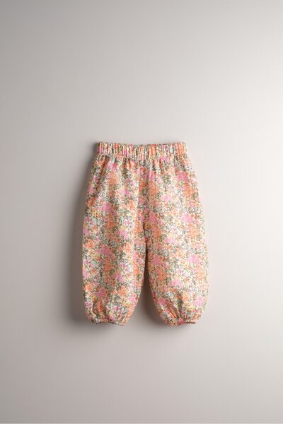 Bondberro 100% Cotton Muslin Fabric Baby Girl and Child Loose Fit Pants