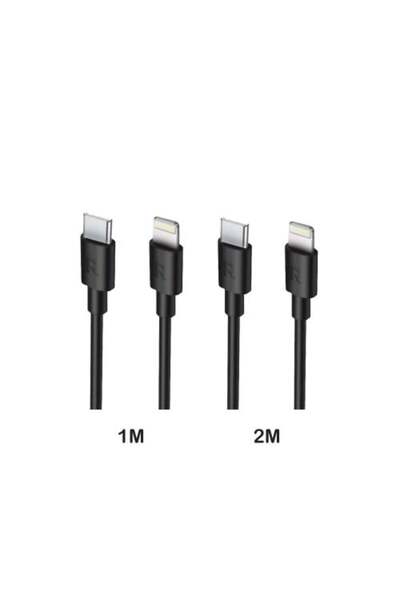 RavPower Bundle 2 Cables 1 Meter - 2 Meter - Type-C to Lightning - Black