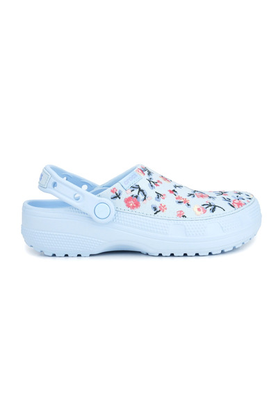 Crocs Classic Crafted Floral Clog 212878-4Wk Women's Slippers Blue Juststep