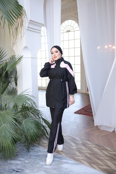MİMİ Luxury Wear Women's Modern Hijab Tracksuit Set