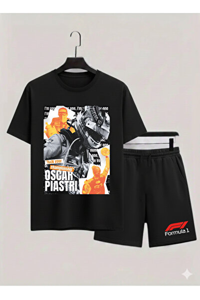MAGORS Oscar Piastri Printed 100% Cotton Crewneck Children's T-Shirt-Shorts F...