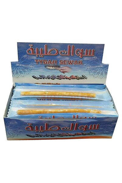 TYBAH SEWAK Tayyiba Miswak Pack of 34 Pieces, Brown, 400g
