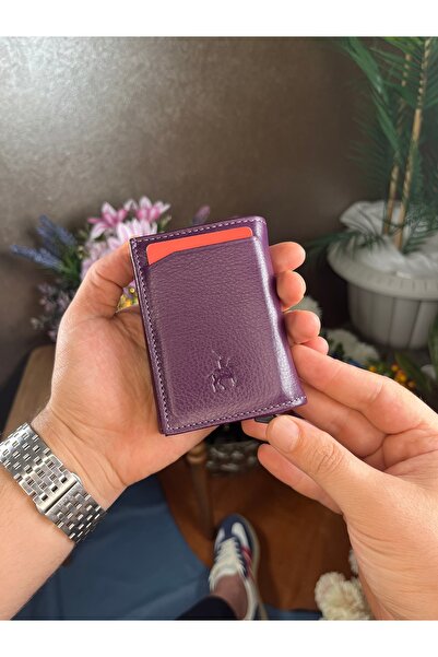 LORİS POLO Hakiki Unisex Mekanizmalı Deri Cüzdan