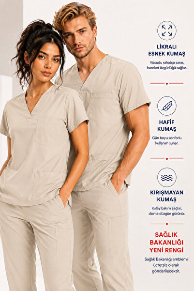 KARGA ÜNİFORMA Lycra Scrubs Medical Uniform, Nurse Doctor Hospital Uniform, M...