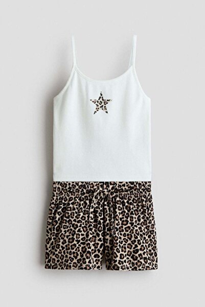 H&M 2-piece top and shorts set