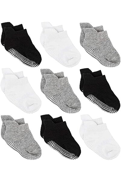 Arabest 3 Pack Baby Girls' Lace Ruffle Socks,Eyelet Princess Cotton Socks,Ant...