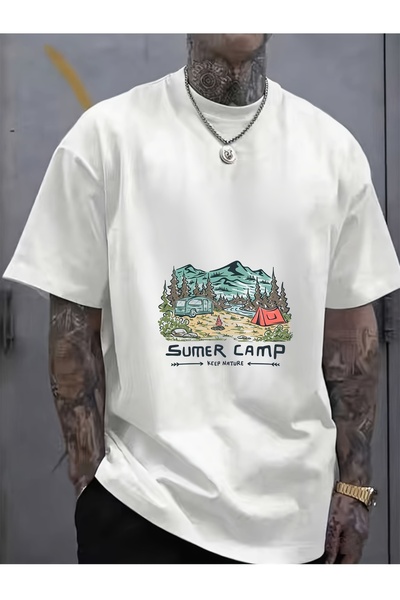 212Wear تي شيرت Summer Camp Adventure 180G T Shirt Family Fun - مثالي لرحلات ...