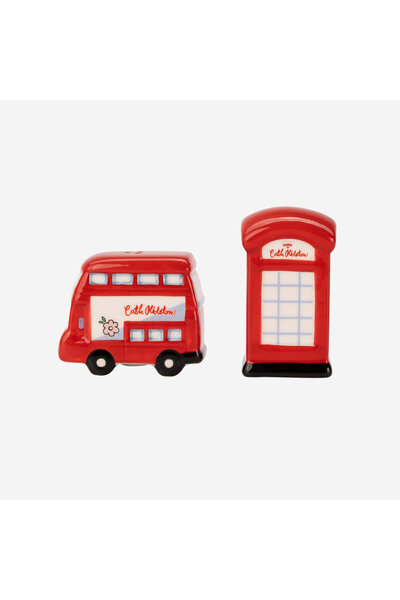 CATH KIDSTON London Red Stoneware Salt and Pepper Shakers 12.5X5.5X9 cm
