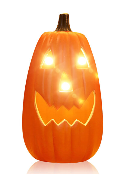 HI-FINE LED Light Up Pumpkin Lantern Halloween Decoration Battery Operated Ja...