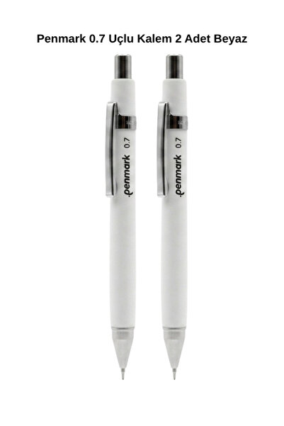 penmark Triforce Versatil Pen 0.7 Tip 2-Pack White