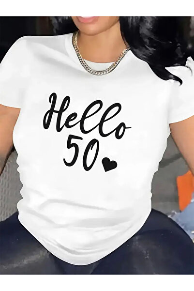 NOURAM تي شيرت هيلو 50 ديزاين، مثالي للحفلات والمناسبات، متين ومريح، مناسب لل...