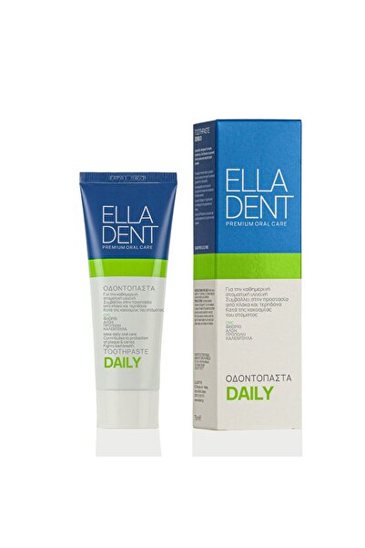 ELLADENT Daily Οδοντόπαστα 75ml Για την καθημερινή προστασία κατά της οδοντικ...
