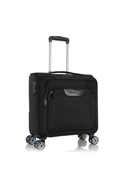 Assoda Captain Travel Bag Fabric - 16 inch Black