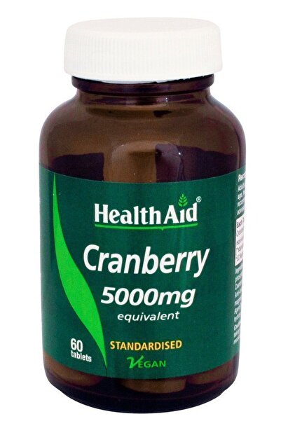 Health Aid Cranberry Extract 5000mg, 60 tabs