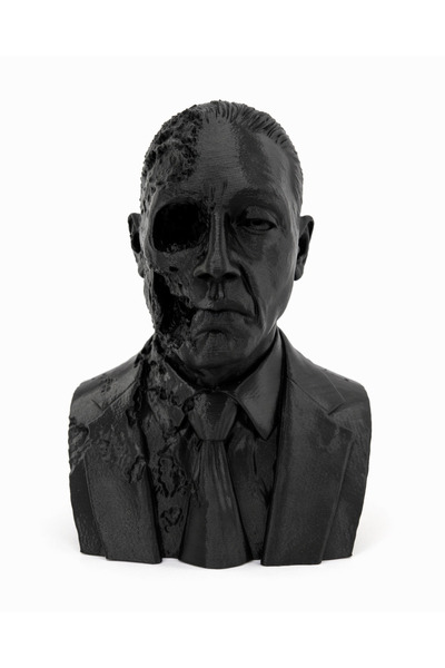 Form 3D Gus Fring 3D Baskı Dekoratif Büst 20 cm – Koleksiyon Figürü