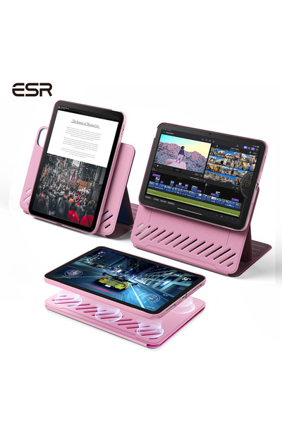 ESR Apple iPad 2025-2026 (10./11. nesil) Shift Manyetik Tablet Kılıfı - Pembe