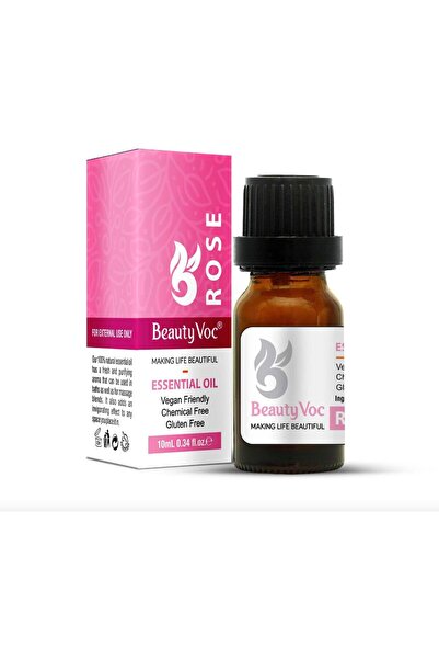 Beauty Voc Rose Oil Organic and Herbal Oils, 10 Ml