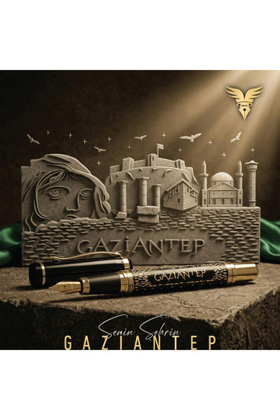 Gaziantep Gold Tekli Kalem Seti (Dolma Kalem)