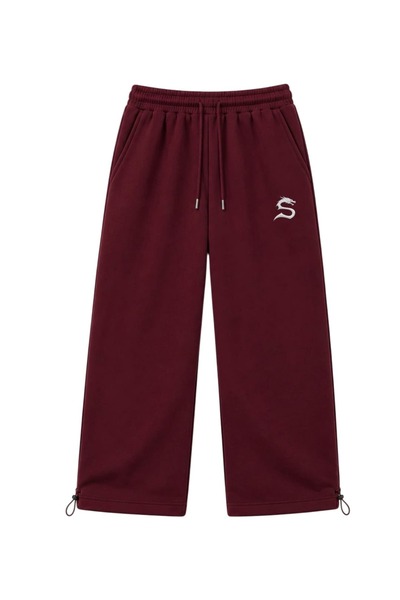 zaee Dragon Embroidered Adjustable Leg Premium Baggy Sweatpants