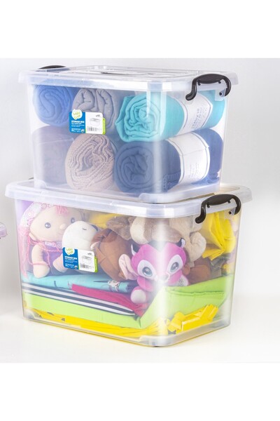 Hobby Large Storage Box 60 Litres Lock + Covers