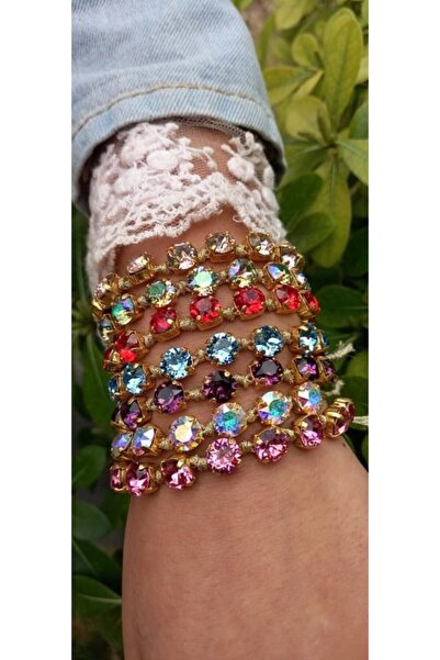 Swarovski Βραχιόλι με μεταλλικό κορδόνι