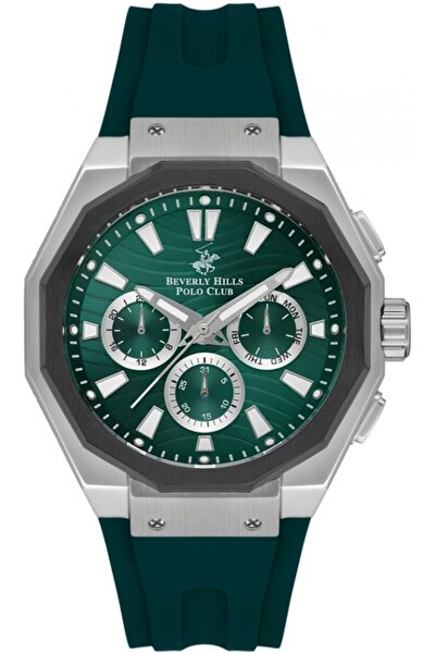 Beverly Hills Polo Club Ceas de modă verde pentru bărbați BEVERLY HILLS BP355...