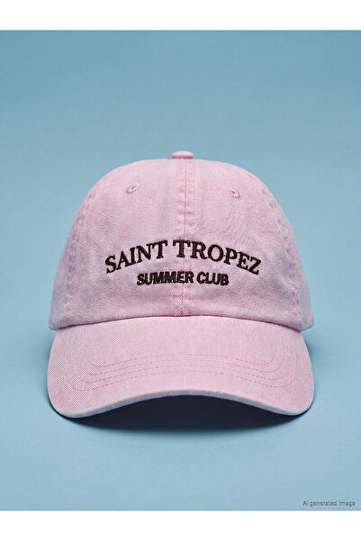LC Waikiki Ozmarka New Season Saint Tropez Embroidered Women's Cap Hat