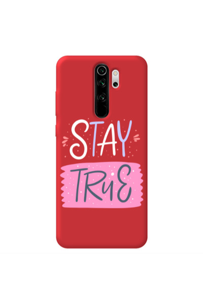 Other Xiaomi Redmi Note 8 Pro Stay True Red Colored Silicone TPU Θήκη