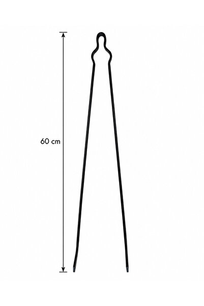 Sinanoğlu Isı Köz Maşası Siyah (60 cm)