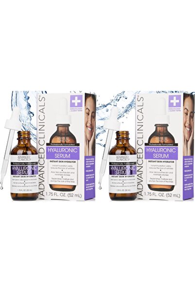 Advanced Clinicals Hyaluronic Acid Facial Serum, Anti-Aging, Instant Moisturi...