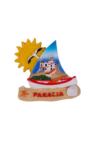 Tradesor Tουριστικό μαγνητάκι Souvenir - Σετ 12pcs - Paralia - 678102