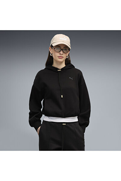 Puma HER Volná fleecová mikina s kapucí pro ženy