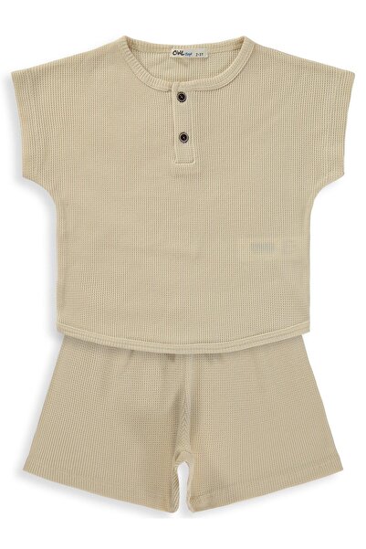 Civil Boys Waffle 2-5 Years Old Set - Brown