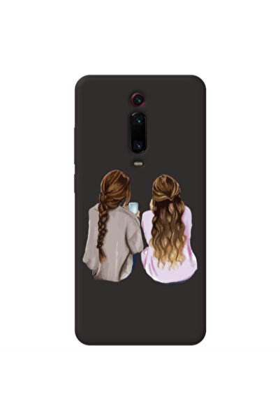 Other Xiaomi Mi 9T Pro Friends Black Colored Silicone TPU Θήκη
