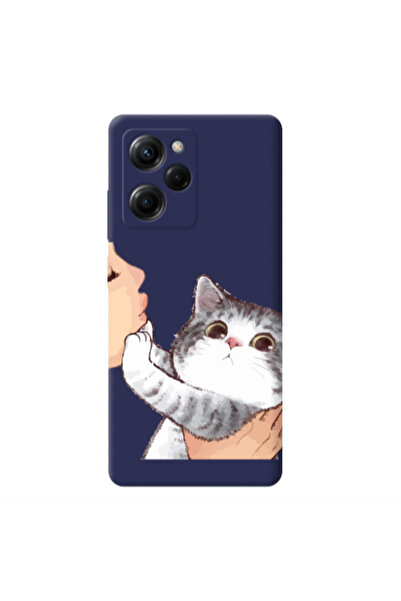 Other Xiaomi Poco X5 Pro No Kiss Dark blue Colored Silicone TPU Θήκη